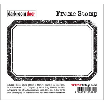 Frame Stamp - Vintage Label