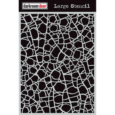 Large Stencil - Crackle