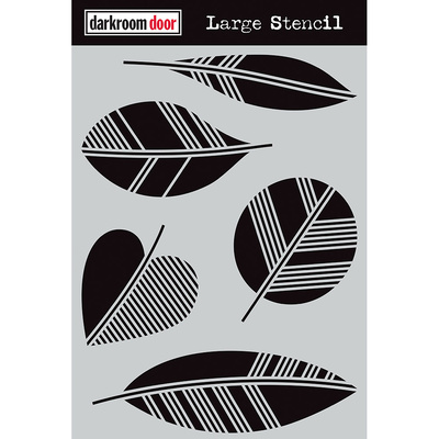 Large Stencil - Carved Leaves