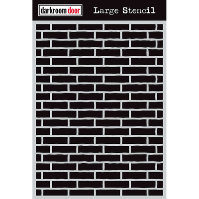 Large Stencil - Brick Wall