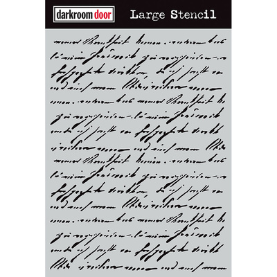 Large Stencil - Handwritten Script