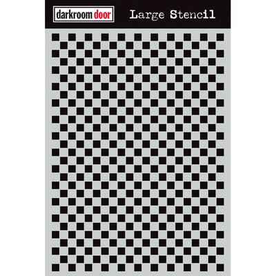 Large Stencil - Checkered