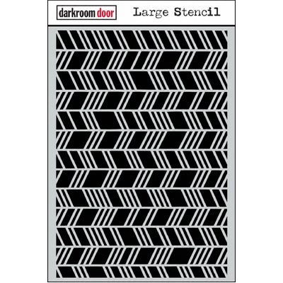 Large Stencil - Joined Chevrons