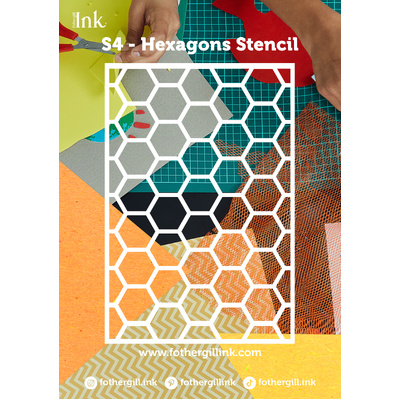 Large Stencil - Hexagons