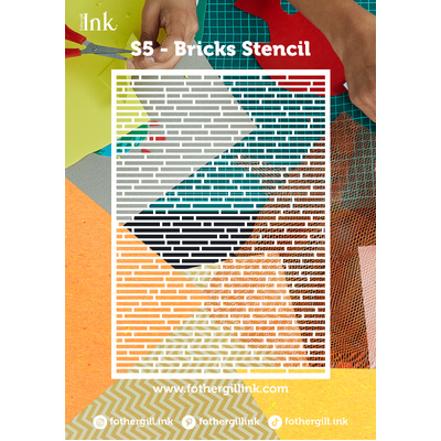 Large Stencil - Bricks