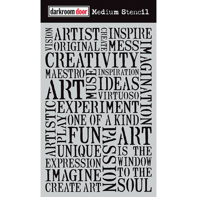 Medium Stencil - Creativity