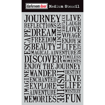 Medium Stencil - Journey