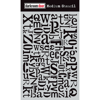 Medium Stencil - Alphabet Jumble