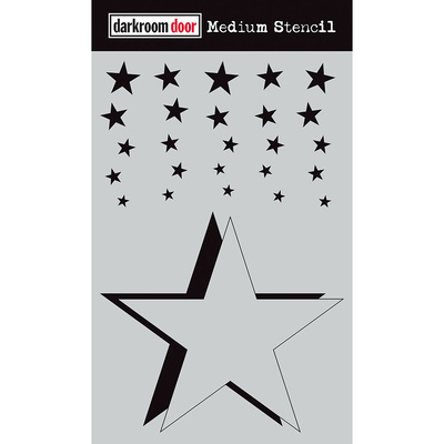 Medium Stencil - Cascading Stars
