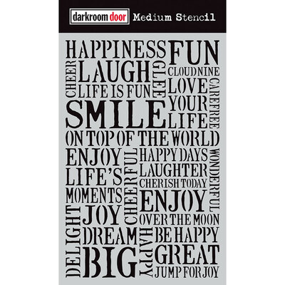Medium Stencil - Smile
