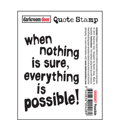 Quote Stamp - Possible