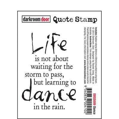 Quote Stamp - Dance