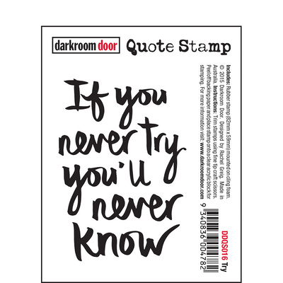 Quote Stamp - Try