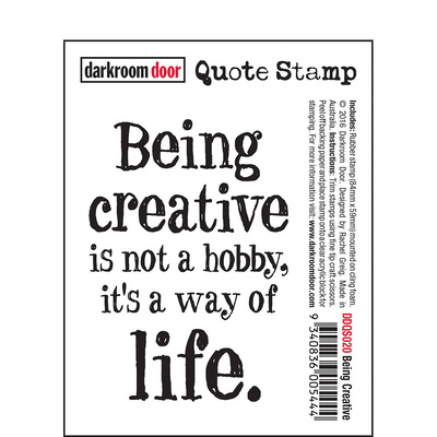 Quote Stamp - Being Creative