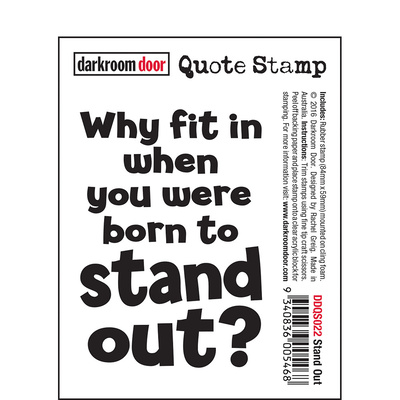 Quote Stamp - Stand Out