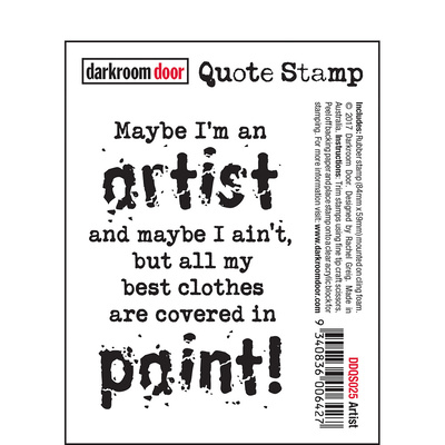 Quote Stamp - Artist