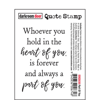 Quote Stamp - Part Of You