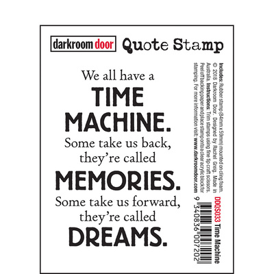 Quote Stamp - Time Machine