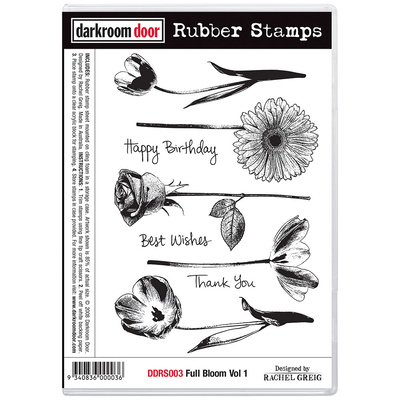 Rubber Stamp Set - Full Bloom Vol 1