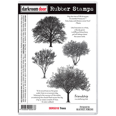 Rubber Stamp Set - Trees