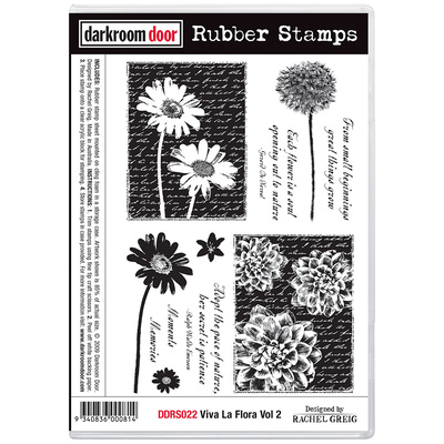 Rubber Stamp Set - Viva La Flora Vol 2