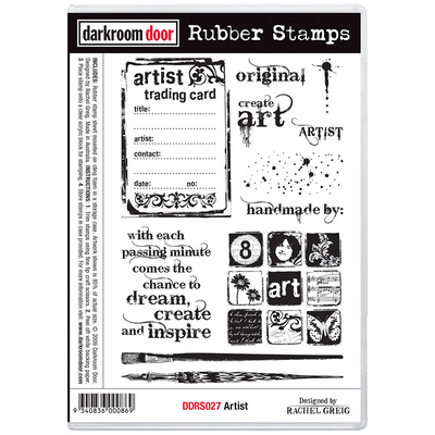 Rubber Stamp Set - Artist