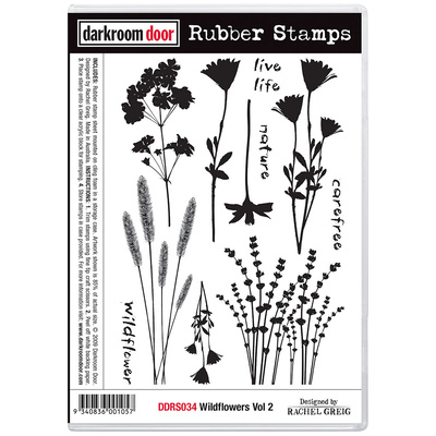 Rubber Stamp Set - Wild Flowers Vol 2