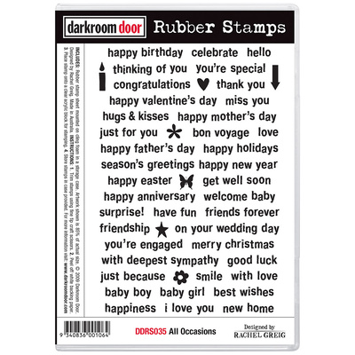 Rubber Stamp Set - All Occasions