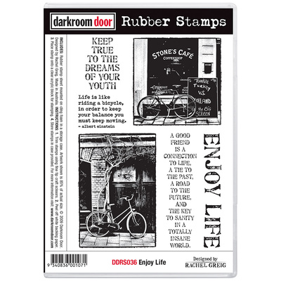 Rubber Stamp Set - Enjoy Life
