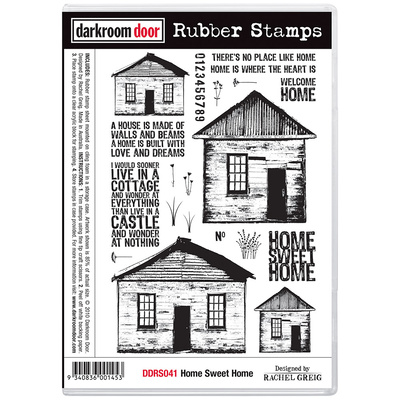 Rubber Stamp Set - Home Sweet Home