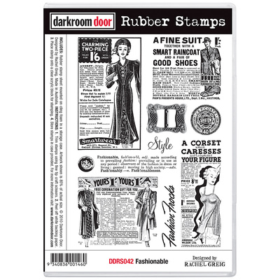 Rubber Stamp Set - Fashionable