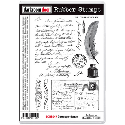 Rubber Stamp Set - Correspondence