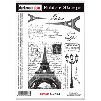Rubber Stamp Set - Tour Eiffel