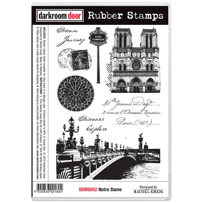 Rubber Stamp Set - Notre Dame