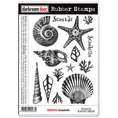 Rubber Stamp Set - Seashells