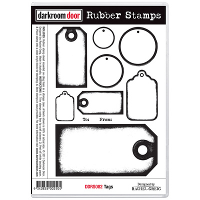 Rubber Stamp Set - Tags