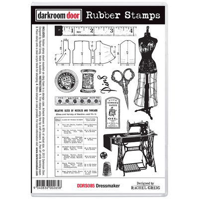 Rubber Stamp Set - Dressmaker