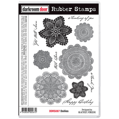 Rubber Stamp Set - Doilies