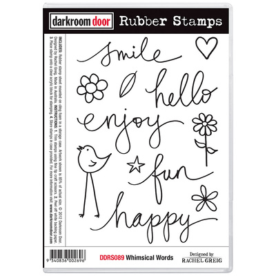 Rubber Stamp Set - Whimsical Words