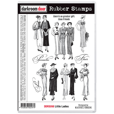 Rubber Stamp Set - Little Ladies
