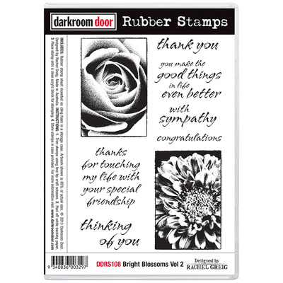 Rubber Stamp Set - Bright Blossoms Vol 2