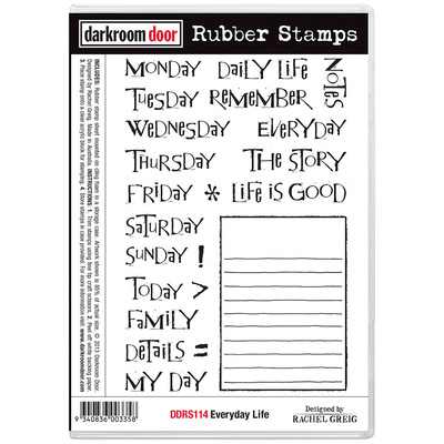 Rubber Stamp Set - Everyday Life
