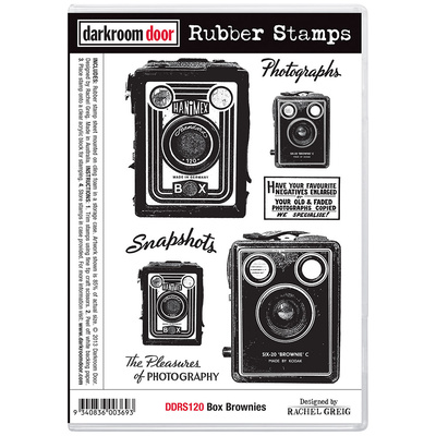 Rubber Stamp Set - Box Brownies