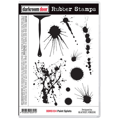 Rubber Stamp Set - Paint Splats