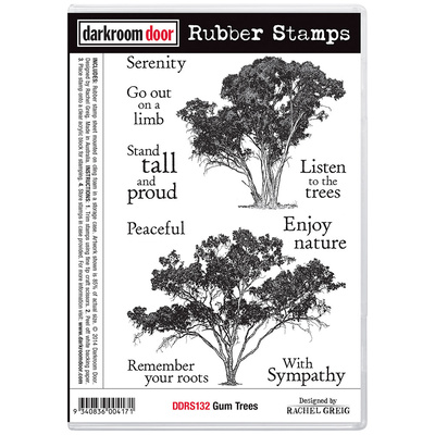 Rubber Stamp Set - Gum Trees