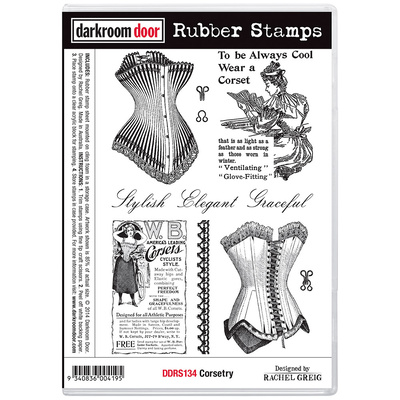Rubber Stamp Set - Corsetry