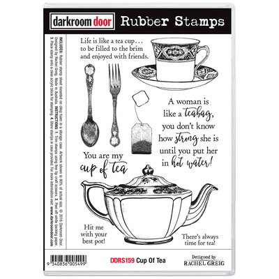 Rubber Stamp Set - Cup Of Tea