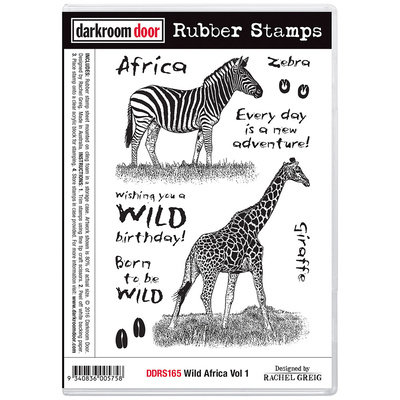 Rubber Stamp Set - Wild Africa Vol 1