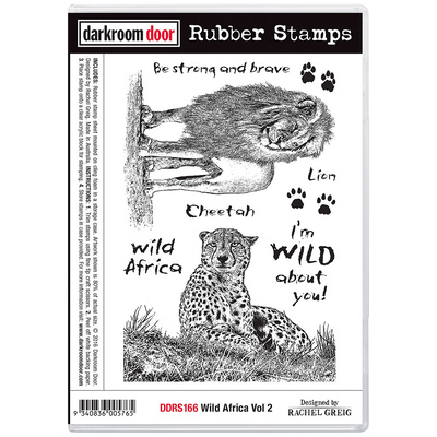Rubber Stamp Set - Wild Africa Vol 2