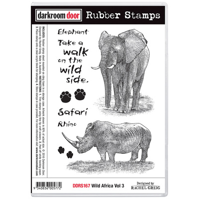 Rubber Stamp Set - Wild Africa Vol 3